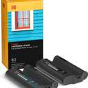 KODAK Dock Plus & Dock Photo Printer Cartridge PHC-80  Cartridge Refill & Photo Paper- 80 Pack