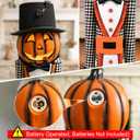 Halloween Decorations - Halloween Giant Pumpkin Nutcracker, 53" - Party Decor for Indoor Outdoor Home Room Bedroom Party Decoration