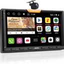 ATOTO S8 8-Core 7" QLED Double Din Android Car Stereo &1080P DVR Backup Camera, Built-in 4G, WiFi/BT/USB Tethering, Wireless CarPlay&Android Auto, Dual Bluetooth, 4G+32G, SCVC,AI Chat, S8G2A74MS-S01R