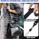 2 x DIVINA VITAE 5Pcs Adjustable Shoulder Strap Replacement Nylon Neck Lanyard Camera Neck Strap for Camera Crossbody Bag Binocular Tablet, Length Adjustable Between 25-59in