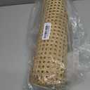 14" Width Cane Webbing 3.3Feet, Natural Rattan Webbing for Caning Projects, Woven Open Mesh Cane for Furniture, Chair, Cabinet, Ceiling