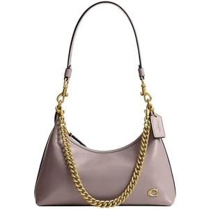 COACH Glazed Leather Juliet Shoulder Bag 25
