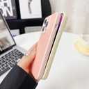 2 x Compatible with iPhone 15 Pro Max Case Cute Aesthetic Striped Phone Case for Girls Women,Soft Silicone Shockproof Protective Designed for iPhone 15 Pro Max Case -White