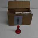 Glass Candlestick Holder,Striped Taper Candle Holders,Set of 6 Candle Stand for Table Centerpieces, Home Decor,Weddings,Festival and Parties (Red Stripe Pattern)