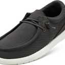 STQ Men's Lace up Loafers丨Orthopedic Ultralight Boat Casual Shoes with Arth Support, 11