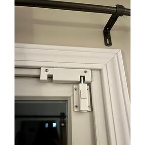 SDGINA Sliding Door Security Lock - Sliding Patio Door Lock for Glass Doors, Child Safety Foot Locks (Sliding Glass Door Lock, 2, Count)