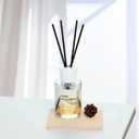 Reed Diffuser - Sea&Guaiac Wood 4.06oz (120ml) 1 Pack Essential Oil Reed Diffuser Set with 8 Sticks, Long Lasting Fragrance for Home, Bathroom, Bedroom, Room, Decor