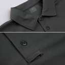 MAGCOMSEN Men's Polo Shirt Quick Dry Performance Short Sleeve Tactical Shirts Pique Jersey Golf Shirt (Gray, XXL)