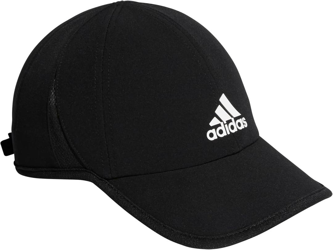 Adidas Men's Superlite Hat  Lightweight Athletic Running Cap for Workouts (Black/1.0)