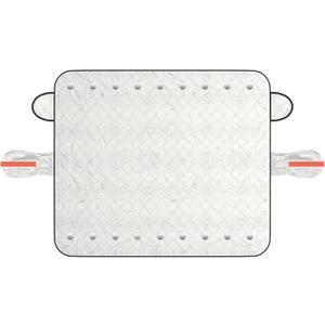 GNILLKO Car Windshield Snow Cover, Magnetic Car Windshield Cover 5-Layer Protection for Snow Ice Frost Sun, Car Windshield Cover with Side Mirror Protector Fit for Most Standard Cars, SUV