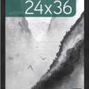 MCS Museum Poster Frame, Onyx, 24 x 36 in, Single