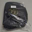 Initial Travel Toiletry Bag, Personalized Cosmetic Bags Birthday Gifts for Women, Makeup Bag Organizer with Handle, Travel Bag for Toiletries with Brush Holder (S, Black)