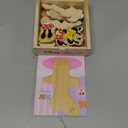 Melissa & Doug Disney Minnie Mouse Dress-Up Puzzle, 18 Pieces Mix and Match Outfits, Sorting & Matching Toy with Storage Case, Educational Puzzle for Toddlers Ages 3+