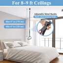 AOSSA Ceiling Trapeze Bar for Standing Assist Adjustable Pull Up Strap with Overhead Handle for Elderly, Disabled or Patients, Lift Support Handle for Bed Mobility & Transfer