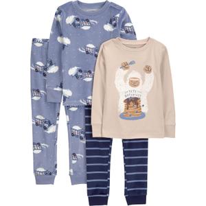 Simple Joys by Carter's boys 4-piece Pajama Set, 5T