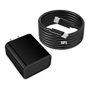 20W USB C Super Fast Charger Compatible for Moto G Power 2025 2024/G Stylus 2023/G 5G/G Pure/G Play 2026 2024/G7/Edge 5G UW/One 5G Ace/One 5G UW/Edge Plus Type C Wall Charging Cable Cord