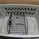 Petmate Vari Dog Kennel Portable Carriers & Crates for Smaller Dogs or Puppies and Pets 10 to 20 lbs, Airline-Friendly Plastic Pet Carrier Home and Travel, 24" Long, Taupe & Black, 24 x 16.7 x 14.5