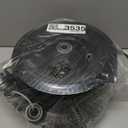 4.10/3.50-4" Flat Free Tire and Wheel, 10 Inch Solid Tire with 5/8" Axle Bore Hole with 3/4" & 1/2" Extra Bearings, 2.2" Offset Hub for Wheelbarrow, Wagon, Gorilla Cart, Dolly, Hand Truk, Generator (black)