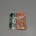 CANSHN Magnetic Compatible with iPhone 17 Pro Case, Upgraded [Full Camera Protection] [Compatible with Magsafe] [Translucent Matte] Shockproof Protective Phone Cover 6.3 Inch - Orange