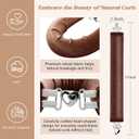 Heatless Curls Overnight Set - 8PCS Jumbo Velvet Hair Rollers to Sleep In, Soft Flexi Rods for No Damage Curls and Waves