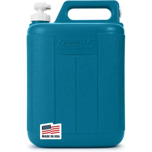 Coleman Chiller 5-Gallon Water Container with Spigot & Carry Handle Heavy-Duty Water Jug & Carrier for Camping Tailgating Parties Emergencies & More