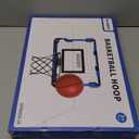 NIPLOOOW Indoor Basketball Hoop for Kids, Over The Door Mini Basketball Hoops, Mini Hoop with Scoreboard & 4 Balls, Kids Basketball Hoop Sport Toys Gifts for 5 6 7 8 9 10 11 12+ Year Old Boys