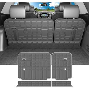 powoq Backrest Mat Compatible with 2018-2024 Chevy Traverse TPE Trunk Mat Back Seat Protector Cargo Liner Replacement for 2018 2019 2020 2021 2022 2023 2024 Chevy Traverse Accessories (Backrest Mat)