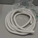 Universal Dehumidifier Drain Hose 13 Feet Air Conditioner Hose with Cut-Table Rubber Adapter Connect Clamp and Teflon Tape, Drain Pipe for Dehumidifiers, Air Conditioners