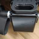 Grace & Grace Professional Saddle Stool Chair with Back Support, Hydraulic Ergonomic Saddle Seat Stool with Wheels for Clinic Dentist Spa Massage Salons Studio (Black, with Foot Rest)