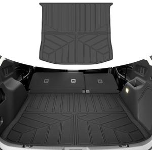 Trunk Mat for 2015-2025 Ford Edge 5 Seats Rear Cargo Mat All Weather TPE Protector Trunk Liner Accessories(Only fit 5 Seats)
