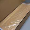 loukin Monitor Stand Riser for Desk, 22.4" x 8.3" Larger Computer Stand for Laptop, PC, Printer, Sturdy Desktop Computer Shelf with Non-Skid Rubber, Home Office, Natural Wood