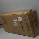 Athena Collection Bar Stool Set of 2, Round Counter Height Barstool Chair with Footrest for Kitchen Counter, Dining Room, Home Bar, Grey (Medium)