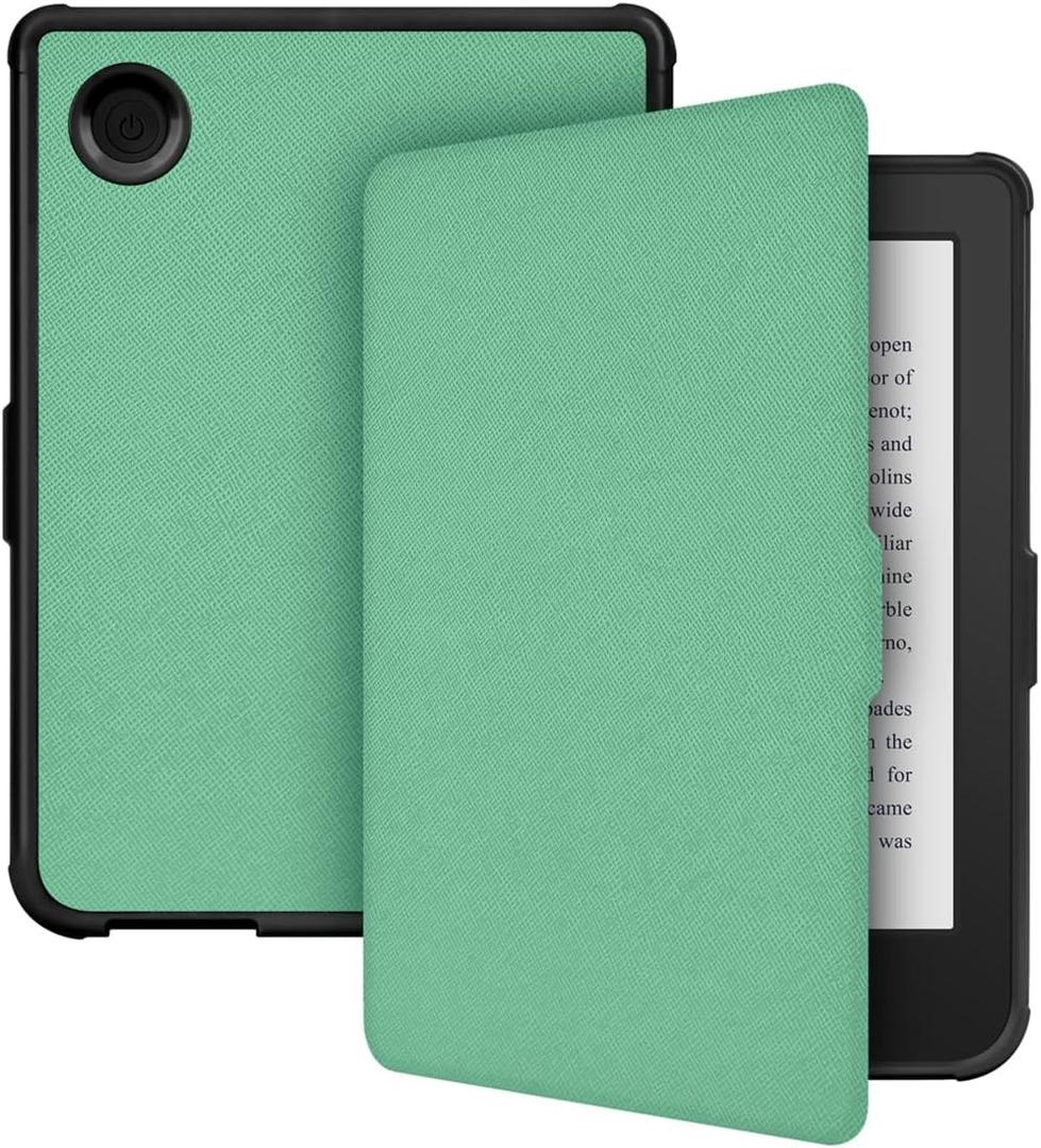 Zcooooool Anti-Slip Case for 6" Kobo Clara Colour/BW/2E - Smart Sleep/Wake Cover (Mint Green)