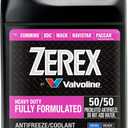 Zerex Fully Formulated Pink Heavy Duty 50/50 Ready-to-Use Antifreeze Coolant 1 Gallon