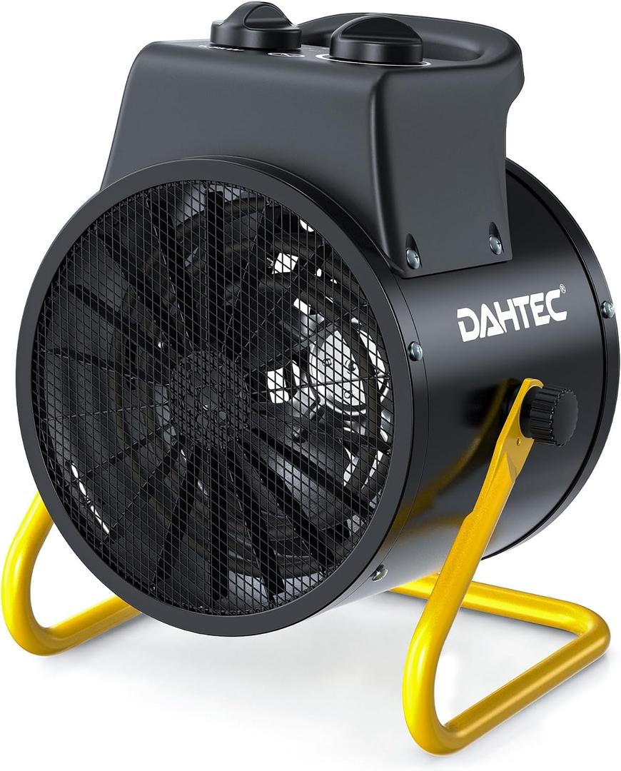 Space Heater 1500W, Greenhouse Garage Portable Electric Fan Heater