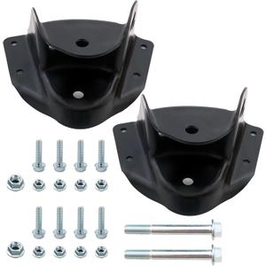 722-045 2Pcs Rear Spring Forward Leaf Spring Hanger Mounting Bracket Compatible with 1988-1999 Chevy GMC C1500 C2500