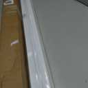 LazBlinds No Drill Zebra Blinds for Windows 46" W x 48" H, White