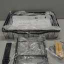 Giwil 3 Tier Countertop Fruit Basket for Kitchen, Vegetable Storage Bread Fruit Bowl Stand with 2 Banana Hooks, Wall Mounted Metal Wire Basket Organizer for Potato Onion, Black