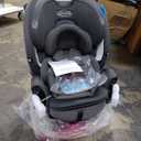 Graco Turn2Me 3-in-1 Rotating Convertible Car Seat, Manchester, Rear-Facing Rotation Only, Forward-Facing Mode, Highback Booster Up to 100 lbs, Adjustable Headrest & Harness, Steel Reinforced Frame