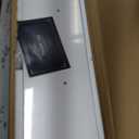 3-Pack 24" White Modern Wooden Floating Shelves, Wall Mounted, Set of 3, 6.7" W x 24" L x 1" H, 25lbs Load Capacity Each, Perfect for Bathroom, Kitchen, Living Room, Bedroom