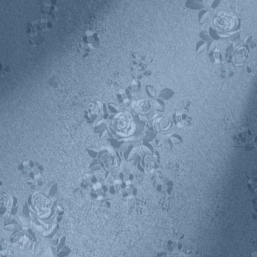 Erfoni Grey Blue Floral Peel and Stick Wallpaper Thicken Embossed Contact Paper Blue Floral Textured Self Adhesive Wallpaper Flower Solid Pure Contact Paper Removable DIY Decoration 78.7"x17.7"