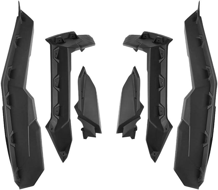 KEMIMOTO X3 Fender Flares Extended Compatible with Can-Am Maverick X3 & Max RS Turbo R RR 2017-2025 Front and Rear Side Fenders Mud Guards Accessories Parts OEM Replacement 715002973