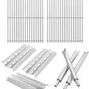 Grill Parts for Broil King Grill Replacement Parts Signet 320, Sovereign 9865-54 9468-54 9468-84, Grill Parts for Broil-Mate, Sterling, 15" Grill Grate, Flav-R-Wave Heat Plate and Burner