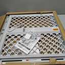 MYPET Universal Pet Gate: 26 - 42 Wide Dog Gate for Doorways with Pressure Fit or Swinging Door Hardware Mounting Types Included: 26" Tall; Gray