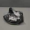 Pickluc Cafe Kitchen Curtains 36 Inches Long 2 Panels, Blackout Tier Curtains with Rod Pocket, Short Black Out Curtain for Small Window, 42" Wide and 36" Length, Set of Two, Black