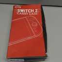 Orzly Case Compatible with Nintendo Switch 2 Protective Carry Case (2025 Model) with Screen Padding, Game Card microSD Pockets for Console and Accessories Screen Size 7.9" - Gift Boxed (Black)