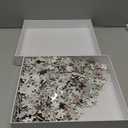 Aesthetic White Flower Vase Puzzles for Adults 1000 Pieces, Fantasy Plant Art Jigsaw Puzzle, Impossible Faith Bottle Puzzles (Soft Grace)