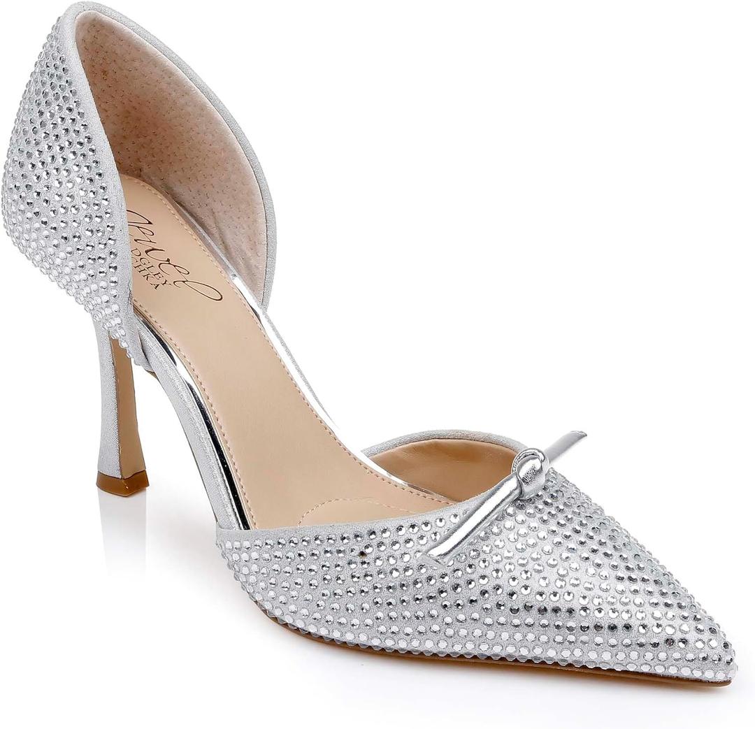 Jewel Badgley Mischka Terresa D'Orsay Stiletto Pumps, 9.5