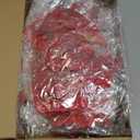 6 Pack Valentine's Day Garlands 50ft Artificial Red Rose Hanging Decoration Vintage Faux Flowers Ceiling Decor Fake Floating Floral Garlands with Hooks for Wall Wedding Backdrop Party