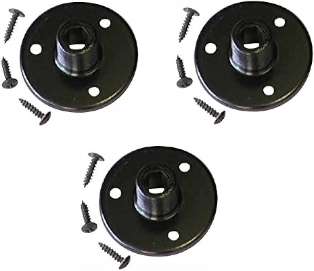 Audio2000'S AST4264BX3 3-Pack Black Microphone Gooseneck Table Mounts with 5/8" X 27 Threads and Mounting Screws